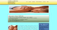 Desktop Screenshot of clinicacarvajal.es